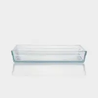 Форма для выпечки и запекания Paşabah&ccedil;e Borcam, 36.7&times;25.7&times;6 см, жаропрочное стекло, прозрачная