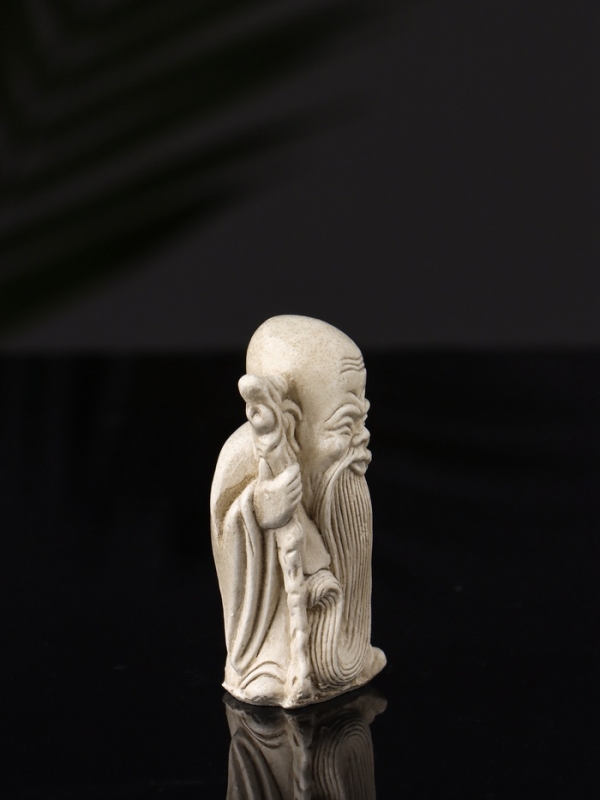 Набор фигур "Нэцкэ" 20х10х7 см, бежевый