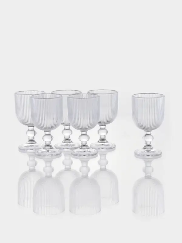 Набор бокалов для вина Magistro &laquo;Грани&raquo;, 250 мл, 6 шт., 8&times;14.5 см, прозрачные