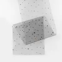 Фатин с разноцветными блёстками, 15 см, 23&plusmn;1 м, 11&plusmn;1 г/м&sup2;, чёрный №40