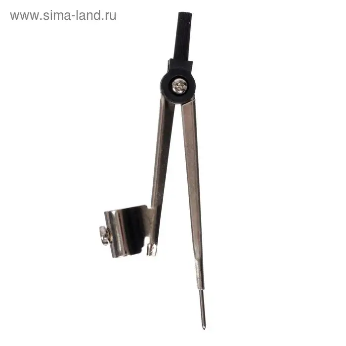 Циркуль металлический Calligrata, 100 мм (козья ножка), в пакете