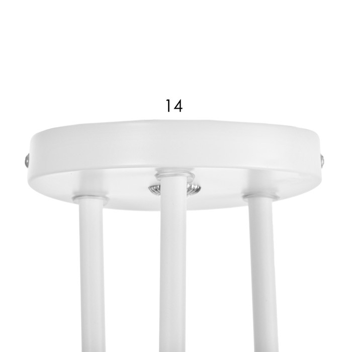 Люстра Люстра "Дана" 3х60Вт Е27 Белый 48х48х28см