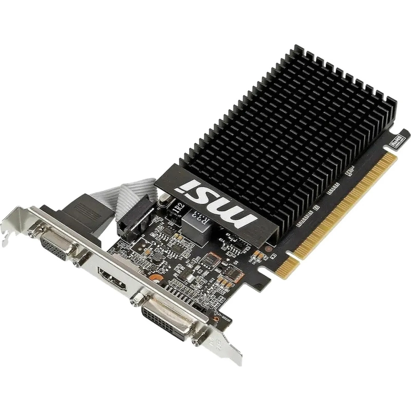 Видеокарта MSI GT 710 2GD3H LP DVIx1 HDMIx1 CRTx1 Low profile
