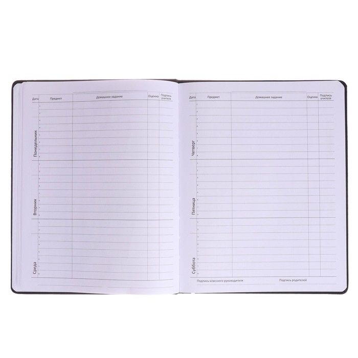 Дневник универсальный для 1-11 класса WOW, твёрдая обложка, искусственная кожа, тиснение фольгой, ляссе, 80 г/м2