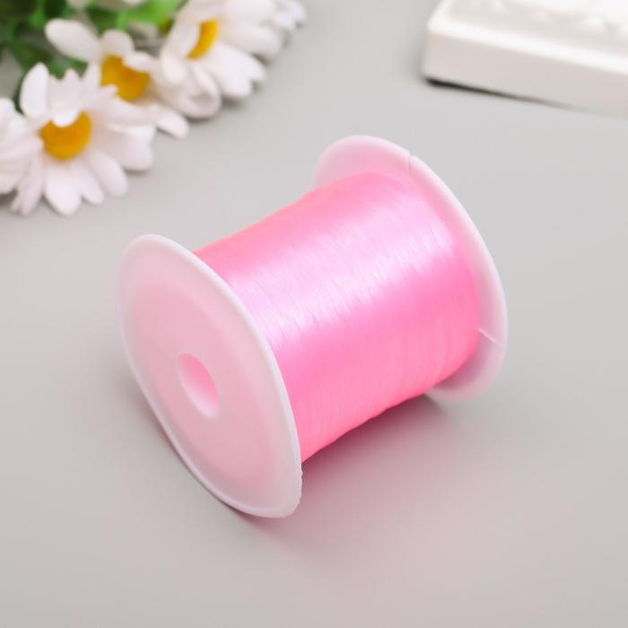 Леска для бисера 0,3 мм 100 м, розовый Леска для бисера 0,3 мм 100 м, розовый