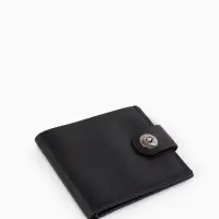 Портмоне мужское на магните, отдел для купюр, для карт, чёрное