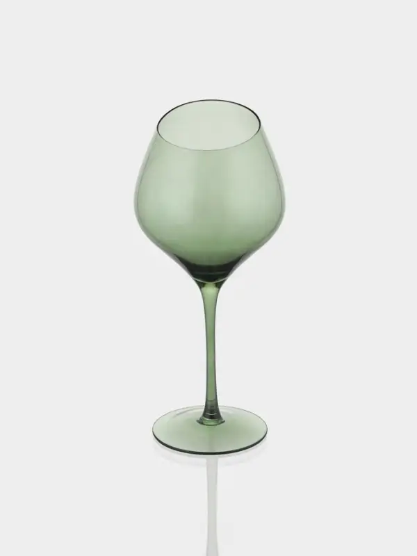 Набор бокалов для вина Magistro &laquo;Иллюзия&raquo;, 540 мл, 4 шт., 10&times;24 см, зелёные