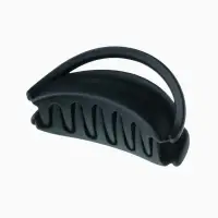 Крабик для волос &laquo;Матовый&raquo;, классика дуга люкс, 8.5 см, чёрный