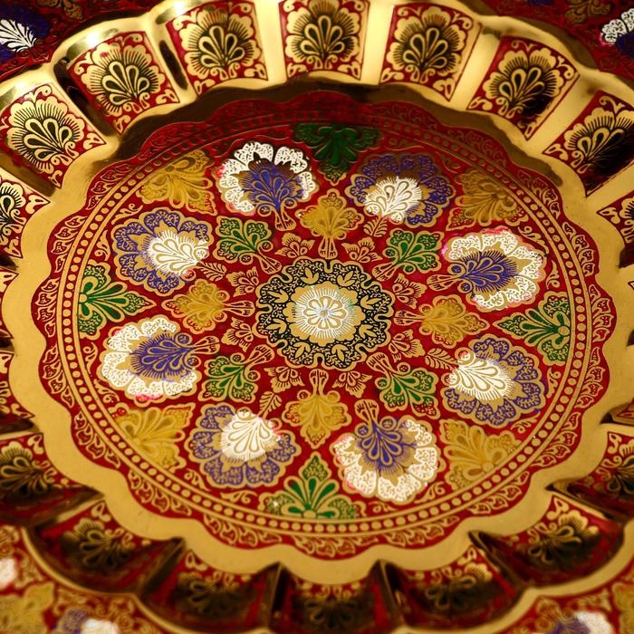 Блюдо Блюдо "Премиум" латунь 24х24 см