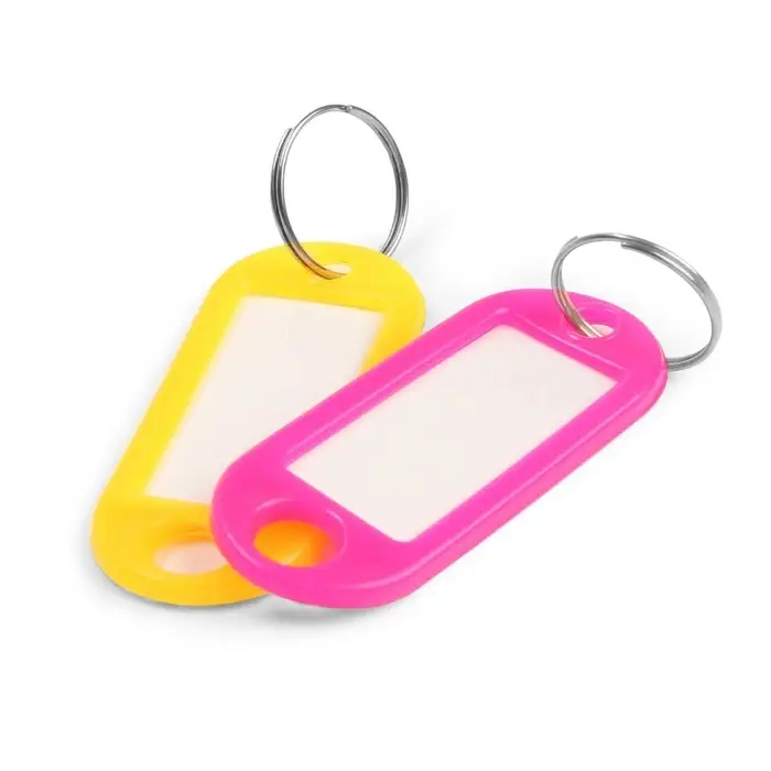 Бирка для ключей АЛЛЮР, пластик, цвет микс