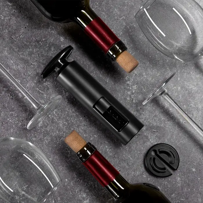 Штопор для вина Luazon, резак для фольги, чёрный