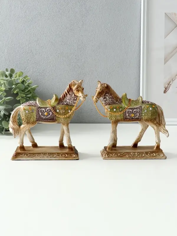 Сувенир полистоун Сувенир полистоун "Конь императора" стразы МИКС 16,5х7х16,3 см