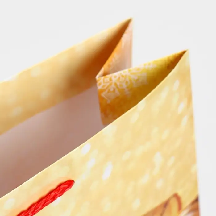 Пакет подарочный новогодний ламинированный «Поздравляю», L 28 х 38 х 9 см Пакет подарочный новогодний ламинированный «Поздравляю», L 28 х 38 х 9 см