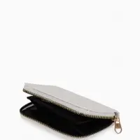 Кошелёк на молнии, 13&times;2&times;9 см, с принтом, белый