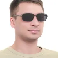 Очки солнцезащитные OneSun, поляризационные, UV 400, 14.5&times;13&times;5 см, линза 4&times;5.5 см, чёрные