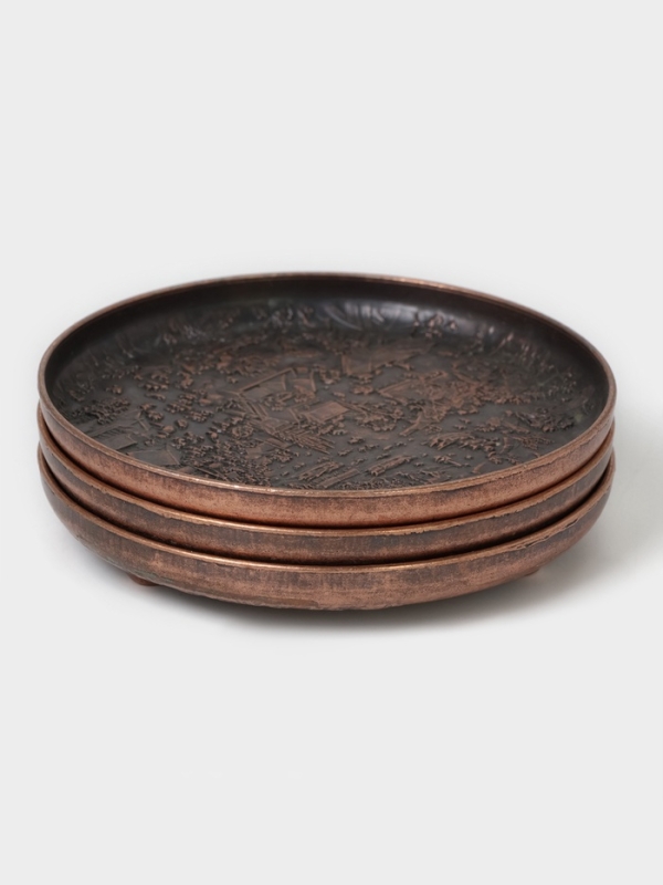 Подставка для чашек и благовоний для чайной церемонии, набор 3 штуки, d-8 см Подставка для чашек и благовоний для чайной церемонии, набор 3 штуки, d-8 см