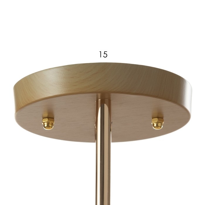 Люстра Люстра "Лепестки" 2x40Вт E27 золото 44х33х28 см