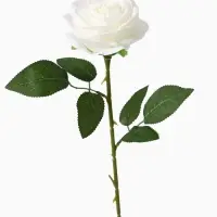 Цветы искусственные &laquo;Роза Глория&raquo;, 9&times;60 см, белые