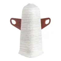 Угол наружный (внешний) для плинтуса «Деконика», с крепежом, 70 мм, цвет 265 клен патина