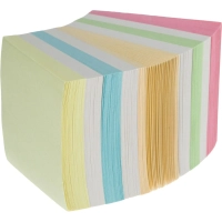 Блок для записей Attache Economy на склейке 9х9х9 цветной 80 г