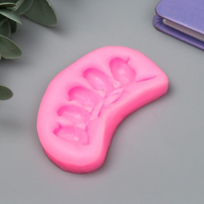 Молд силикон Молд силикон "Пять птичек на ветке" 6,5 см