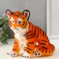 Копилка "Тигр сидячий" оранжево-коричневый 23х15,5х23 см Копилка "Тигр сидячий" оранжево-коричневый 23х15,5х23 см