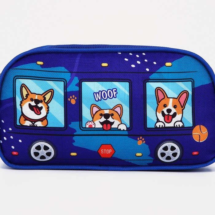 Сумка поясная детская для девочки «Собачки» 20х11х4см