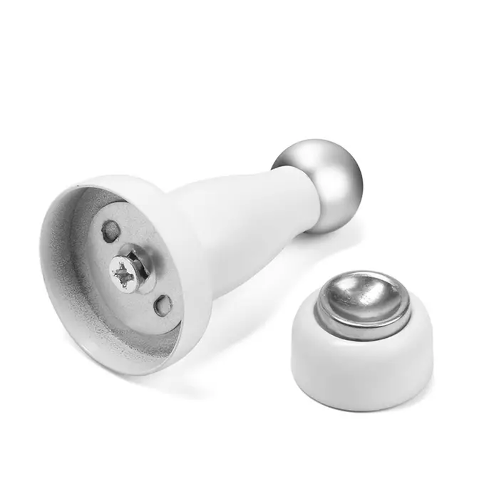 Упор дверной LOCKLAND, магнитный, цвет белый