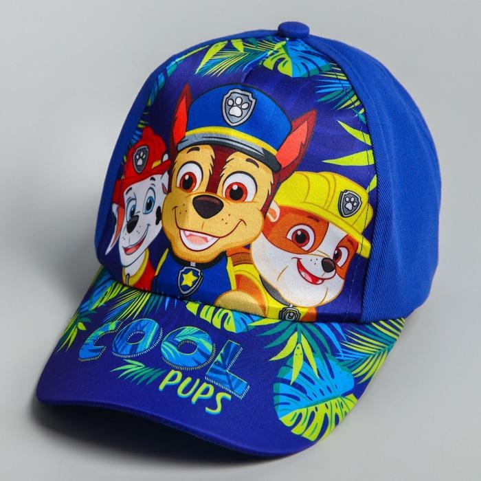 Кепка детская, размер 52-56, Щенячий патруль Кепка детская, размер 52-56, Щенячий патруль