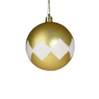 Ёлочные игрушки &laquo;Льдинки&raquo;, новогодние, набор 19 шт., бело-золотой