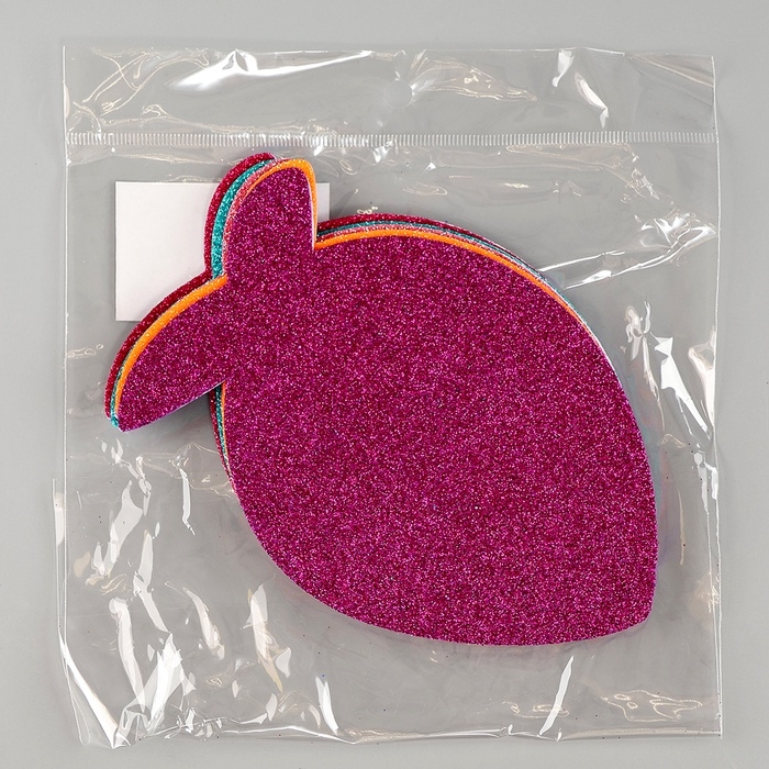 Набор наклеек из EVA  Набор наклеек из EVA "Рыбка", 6 шт, цвет МИКС