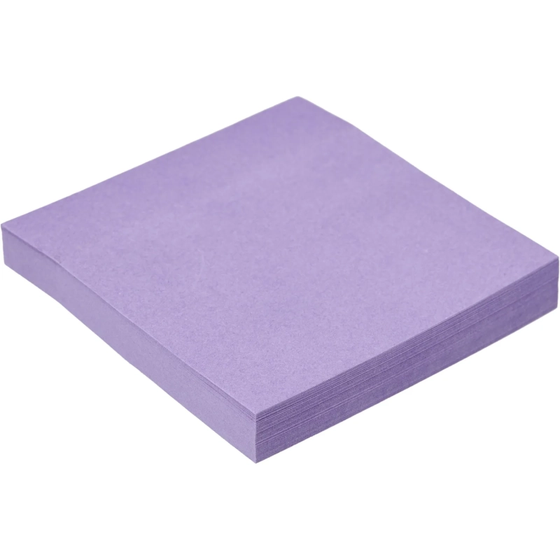 Стикеры Attache с клеев. краем 76х76, неон, фиолет. 100л