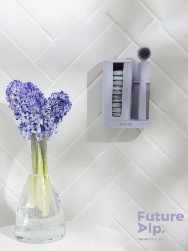 Пена для обуви со щёткой Future Alp Soft Clean Shoes, на подставке, 13 губок, 4 мыльные салфетки, пенный дозатор