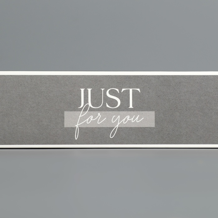 Коробка для конфет, кондитерская упаковка, 5 ячеек, «Для тебя!», 5 х 21 х 3.3 см Коробка для конфет, кондитерская упаковка, 5 ячеек, «Для тебя!», 5 х 21 х 3.3 см