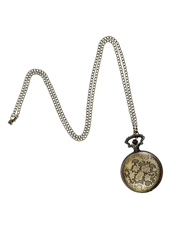 Часы карманные &laquo;СССР&raquo;, кварцевые, цепочка l-40 см, d=4.5 см