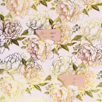 Бумага упаковочная глянцевая &laquo;Подарок для тебя&raquo;, тиснение, 70&times;100 см