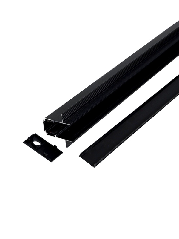 Шинопровод трековый магнитный «Broad», однофазный, скрытый монтаж, 2 м, чёрный