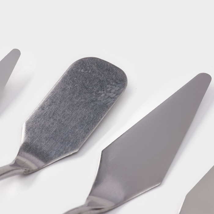 Лопатки - мастихины кондитерские Доляна, 22×2×1,5 см, набор 5 шт, нержавеющая сталь, деревянная ручка, коричневый Лопатки - мастихины кондитерские Доляна, 22×2×1,5 см, набор 5 шт, нержавеющая сталь, деревянная ручка, коричневый