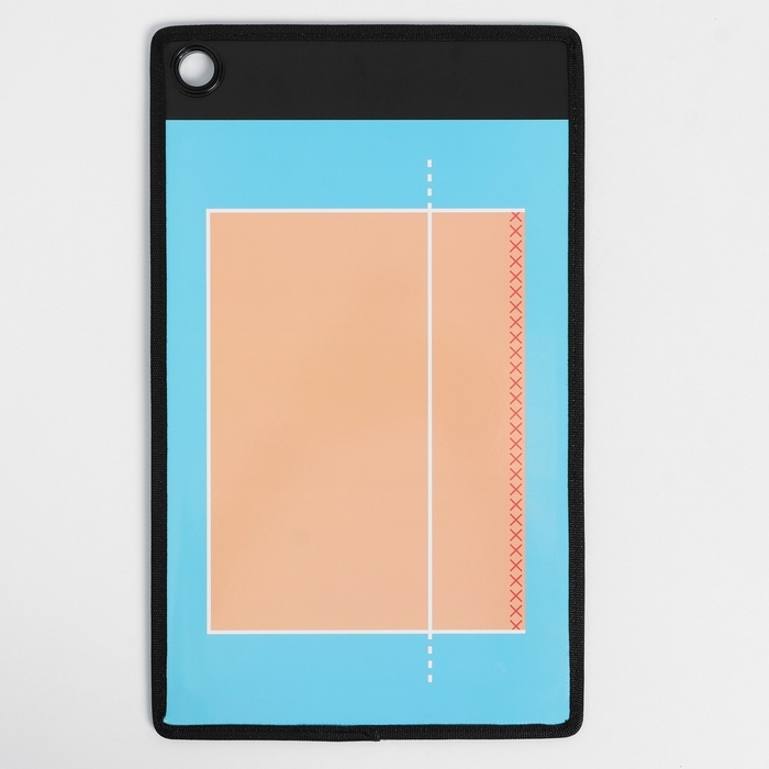 Тактическая двусторонняя магнитная доска для волейбола, 38 х 23 см