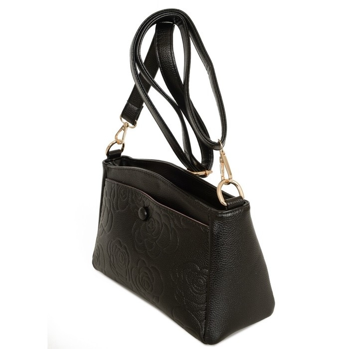 Кросс-боди Fialka на молнии, цвет чёрный Кросс-боди Fialka на молнии, цвет чёрный