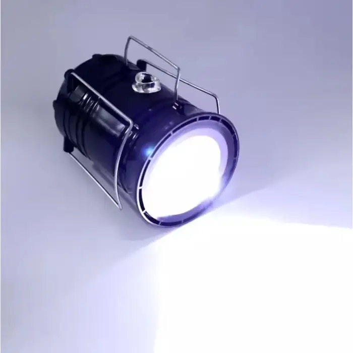 Фонарь кемпинговый аккумуляторный &laquo;Мастер К&raquo;, 1800 мАч, 7 LED, солнечная батарея, чёрный