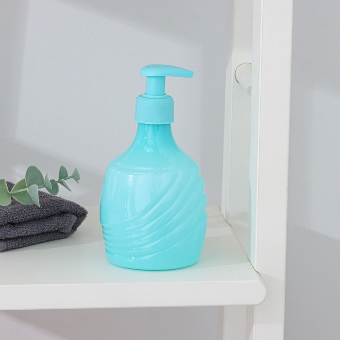 Дозатор для жидкого мыла «Волны», 7,8×7,8×15,5, цвет МИКС Дозатор для жидкого мыла «Волны», 7,8×7,8×15,5, цвет МИКС