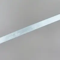 Лента атласная &laquo;Сделано с любовью&raquo;, 1.5&times;22.5 (&plusmn; 1) м, голубая