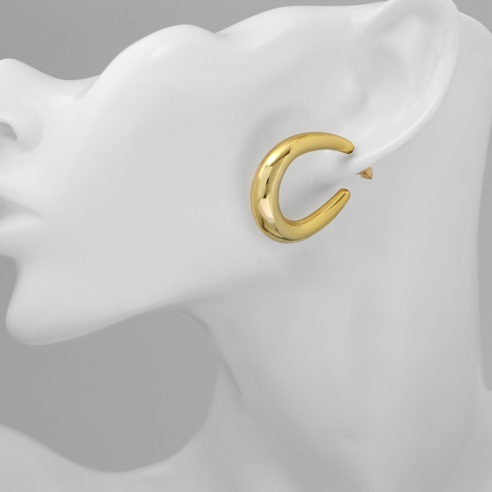 Серьги набор 3 пары «Нежность», цвет белый в золоте Серьги набор 3 пары «Нежность», цвет белый в золоте