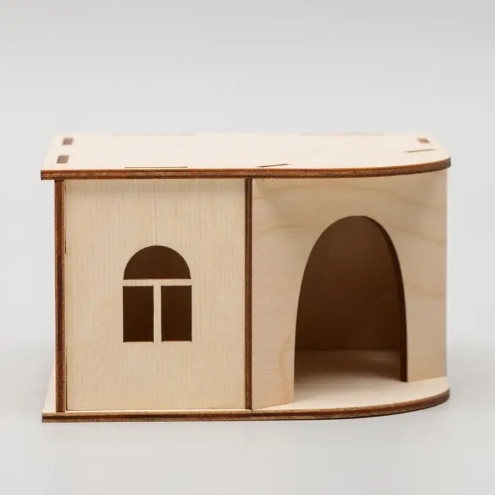 Домик для грызунов, 13&times;13&times;8 см, дерево