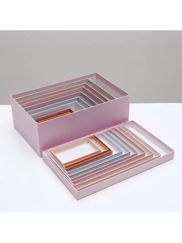 Набор коробок 10 в 1, упаковка подарочная, &laquo;Нежный&raquo;, 12&times;7&times;4 - 32.5&times;20&times;12.5 см