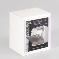 Органайзер настенный, с клеевыми крючками, 2 секции, 9.2&times;7&times;10.7 см, белый