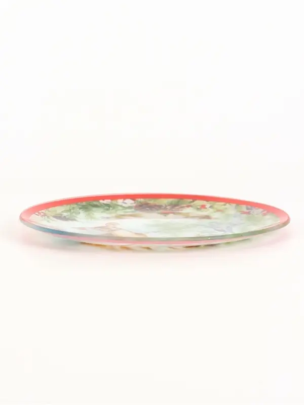 Тарелка новогодняя плоская &laquo;Лесная сказка&raquo;, d=20 см