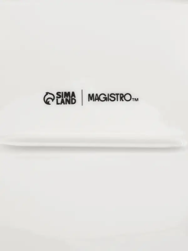 Блюдо для подачи Magistro &laquo;Церера&raquo;, 28&times;17.5 см, фарфор, голубое