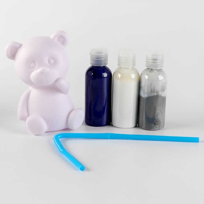 Набор для творчества. Рисование акрилом на пластиковой фигурке «Медвежонок» Набор для творчества. Рисование акрилом на пластиковой фигурке «Медвежонок»